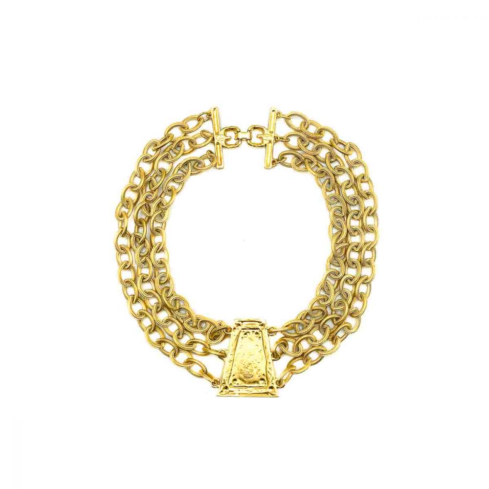 Vintage Givenchy Coral Byzantine Collar