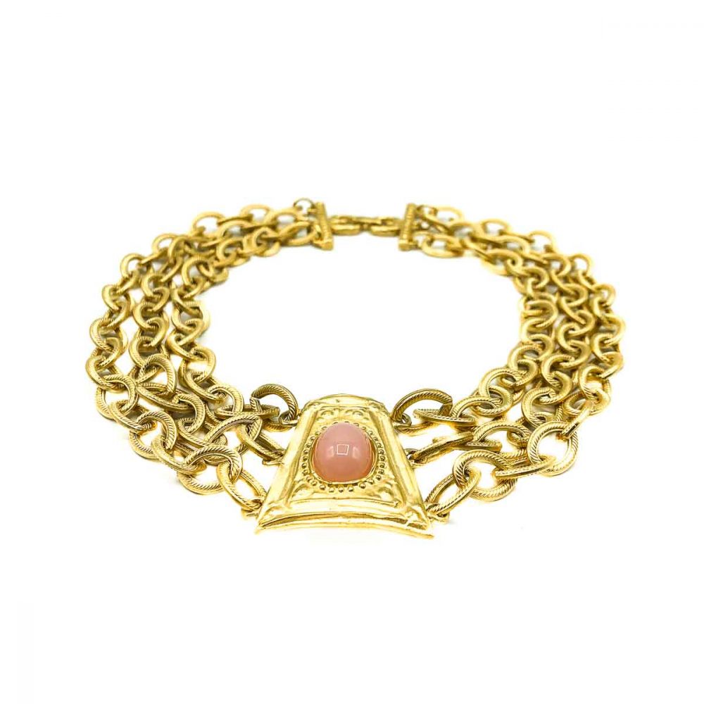 Vintage Givenchy Coral Byzantine Collar