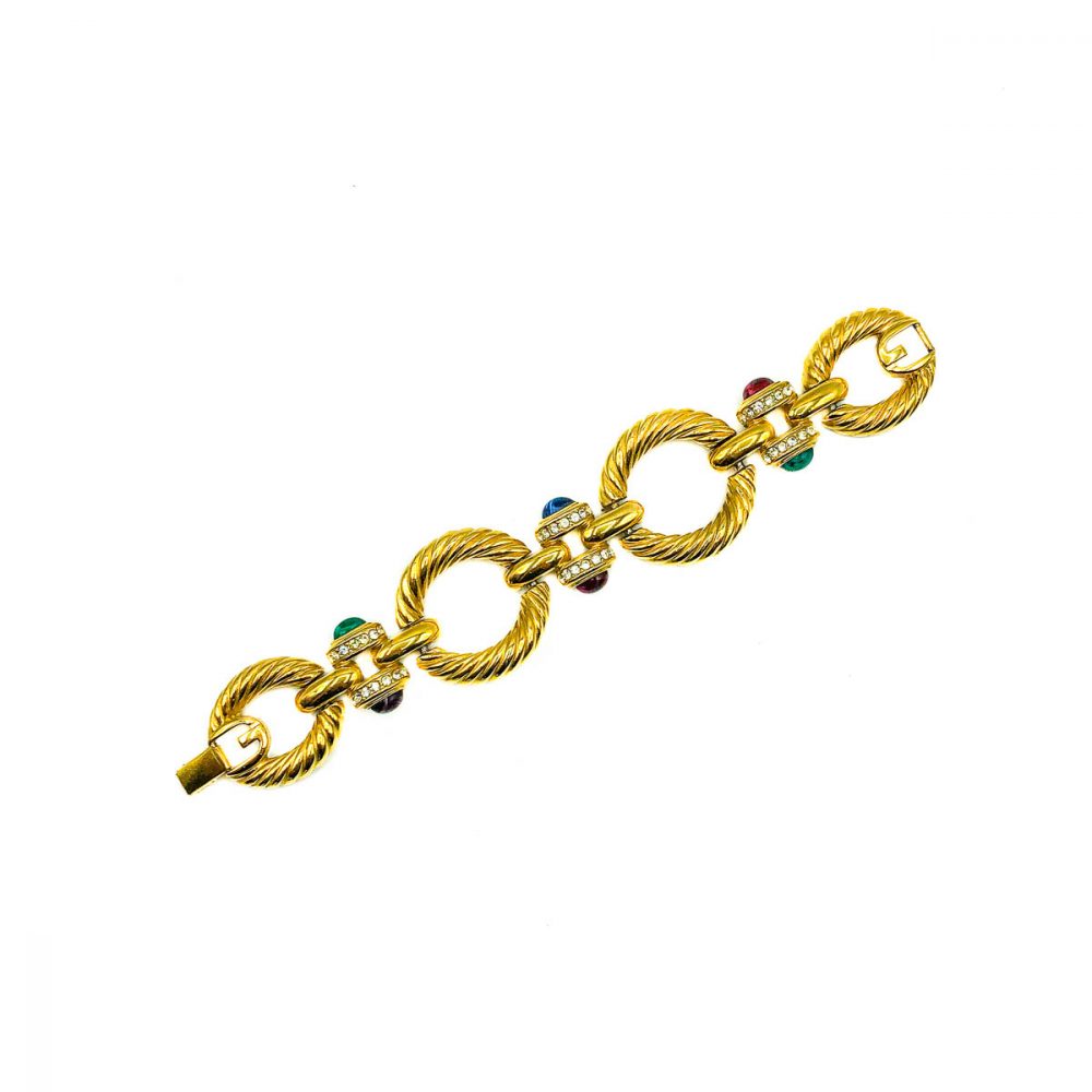 Vintage Givenchy Jewelled Bracelet