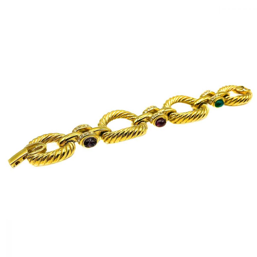 Vintage Givenchy Jewelled Bracelet