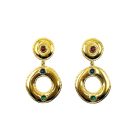 Jennifer Gibson Vintage Jewellery Vintage Givenchy Jewelled Hoop Earrings 658 (3) Jennifer Gibson Vintage Jewellery Vintage Givenchy Jewelled Hoop Earrings 658 (3)
