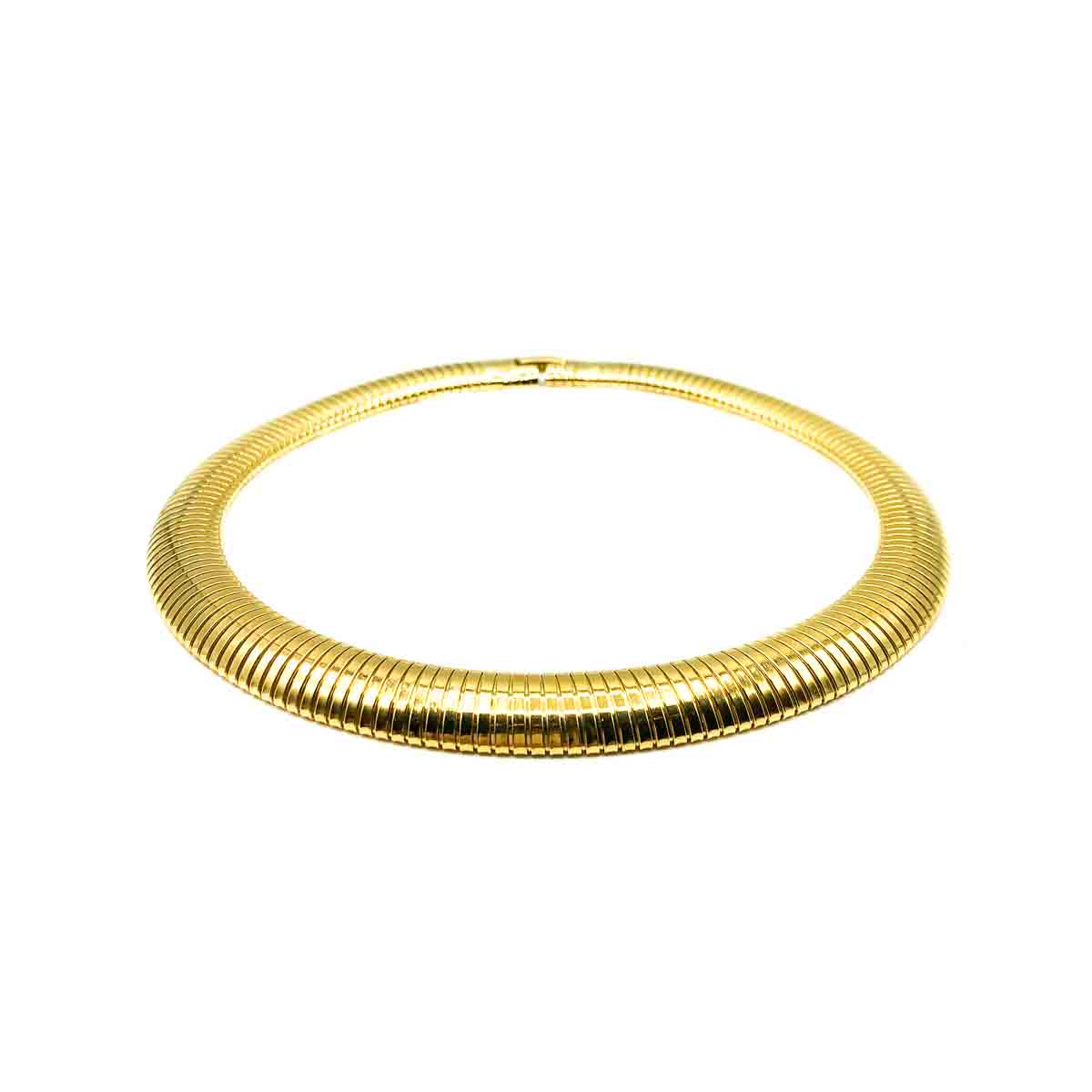 P Vintage Gold Omega Collar