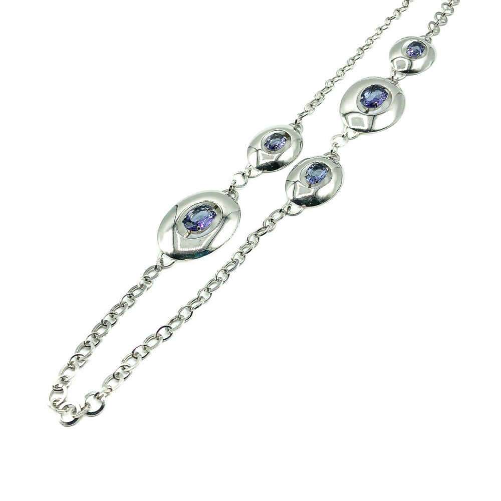 Vintage Monet Amethyst Necklace