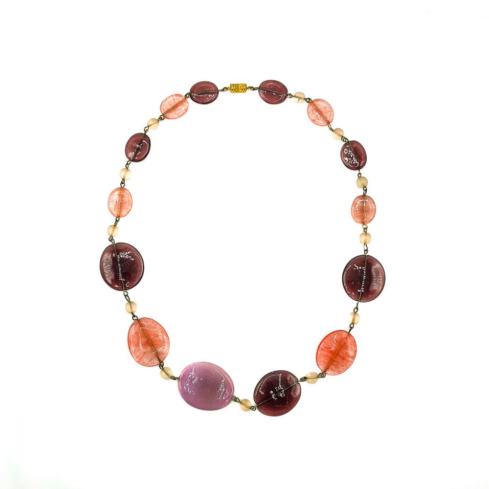 Vintage Sweetie Glass Necklace