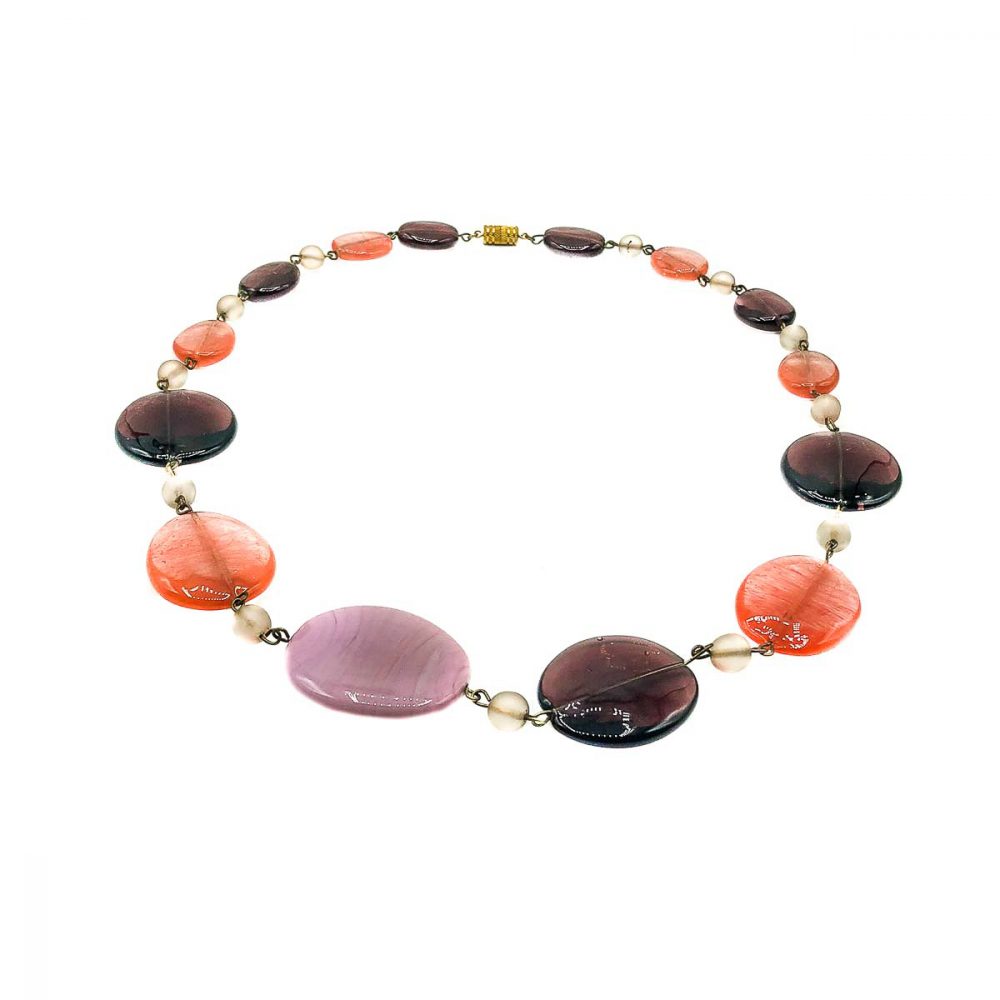 Vintage Sweetie Glass Necklace