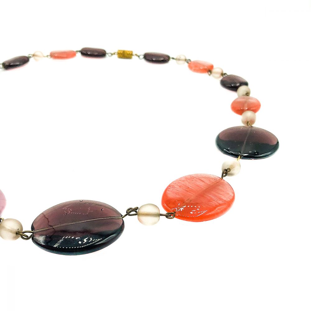 Vintage Sweetie Glass Necklace