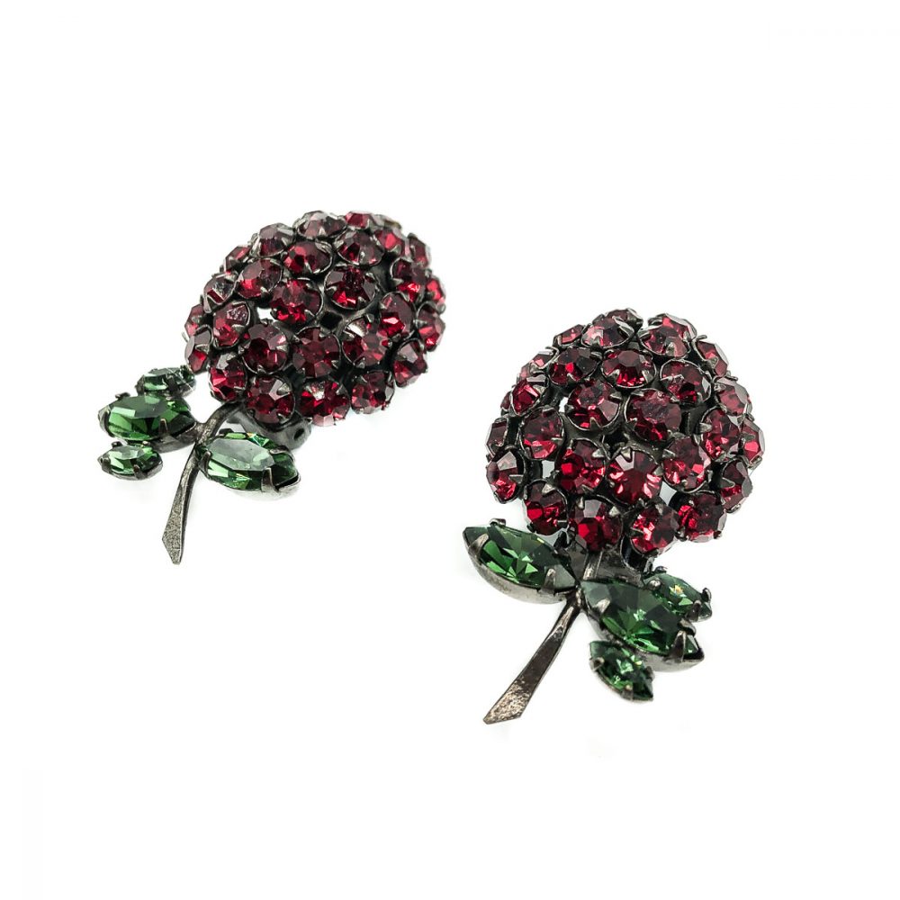 Vintage Warner Strawberry Earrings