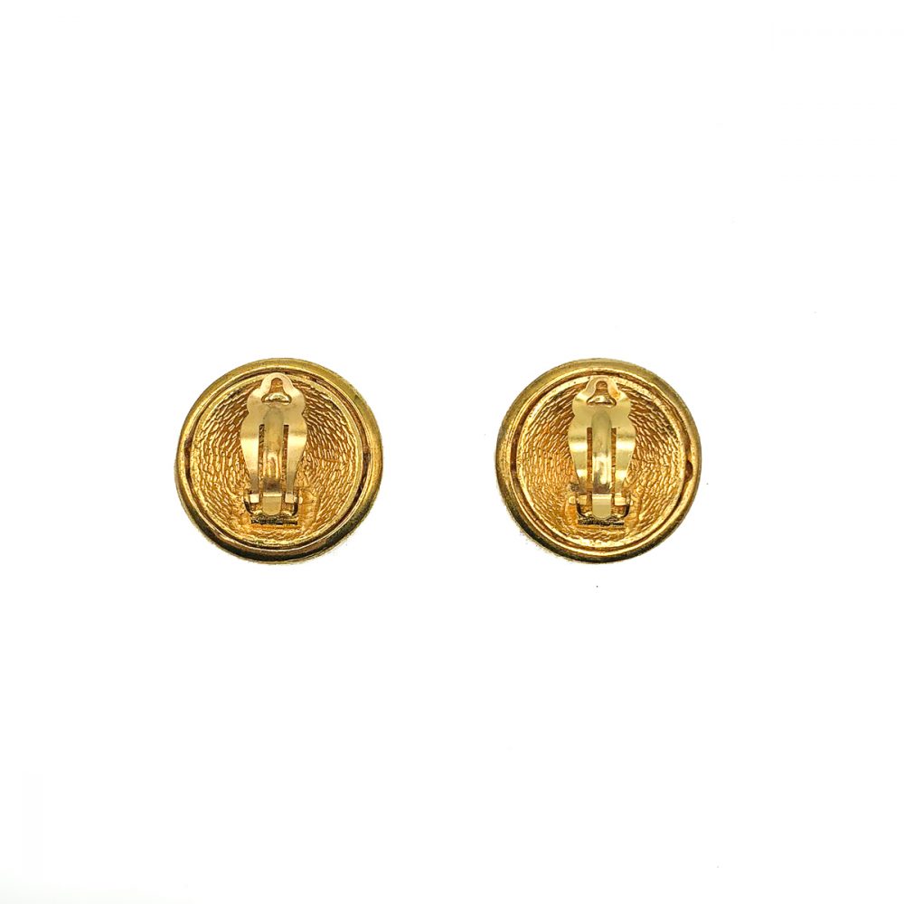 Vintage Chanel CC Logo Earrings