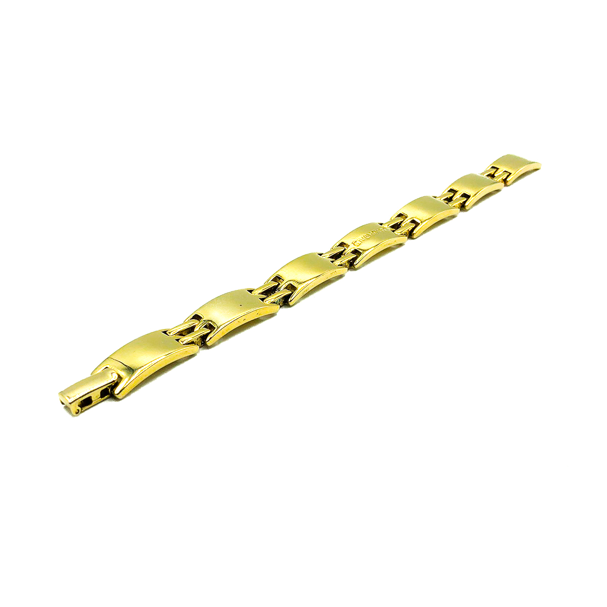 Jennifer Gibson Vintage Jewellery Vintage Givenchy Logo Bracelet 749 (2) Vintage Givenchy Logo Bracelet