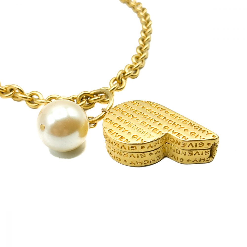 Vintage Givenchy Whistle Necklace