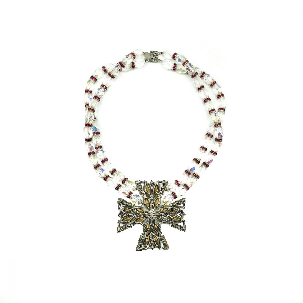 Vintage Weiss Maltese Cross Collar