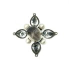 Jennifer Gibson Vintage Jewellery Vintage Chanel Pearl Crystal Brooch 775 (2) Vintage Chanel Pearl Crystal Brooch