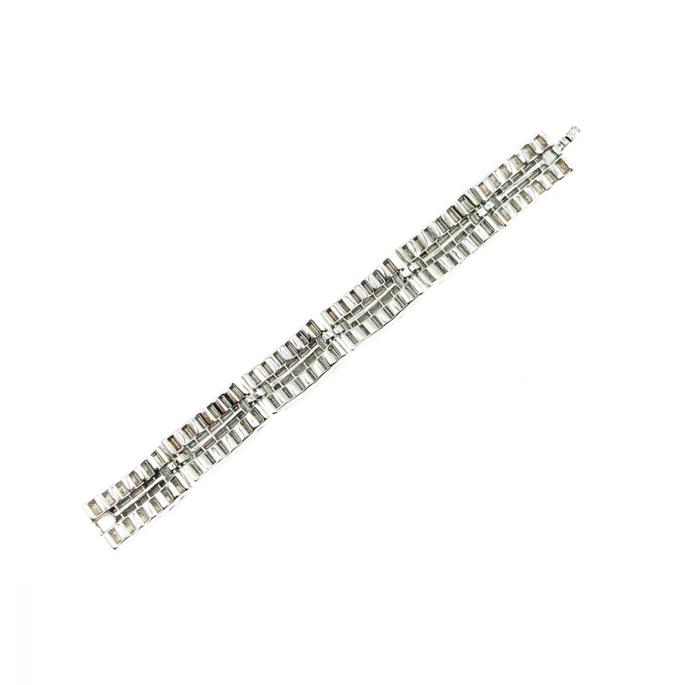 Vintage Crown Trifari Deco Bracelet