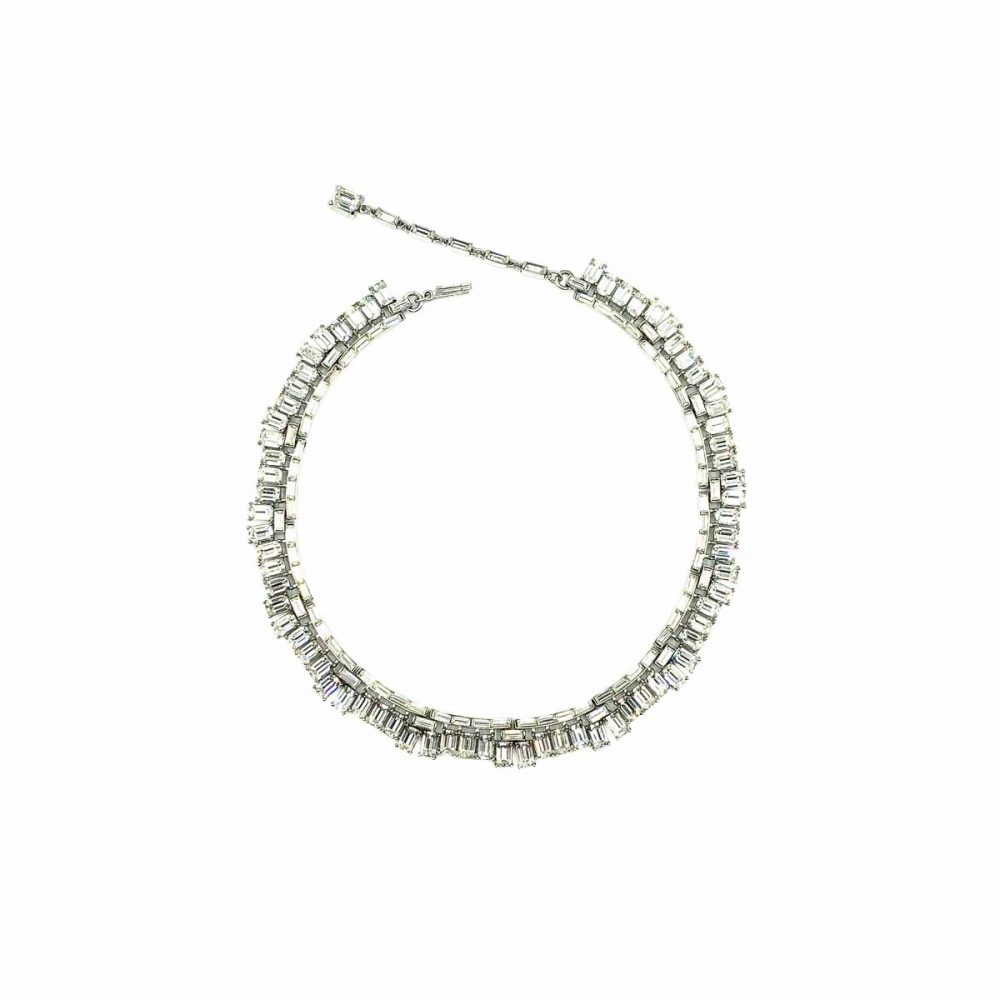 Vintage Crown Trifari Deco Necklace
