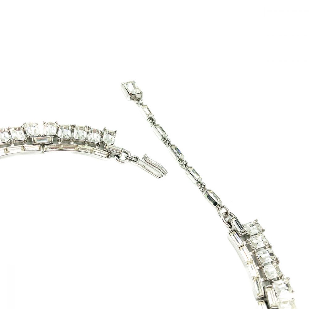 Vintage Crown Trifari Deco Necklace