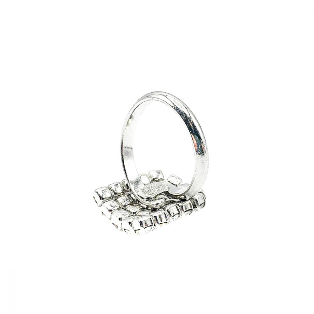 Vintage Dior Crystal Cocktail Ring