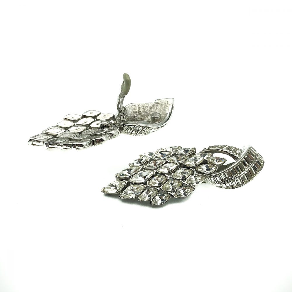 Vintage Ciner Deco Earrings