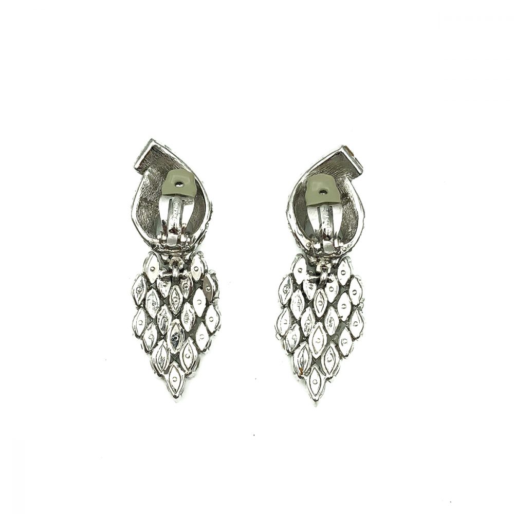 Vintage Ciner Deco Earrings