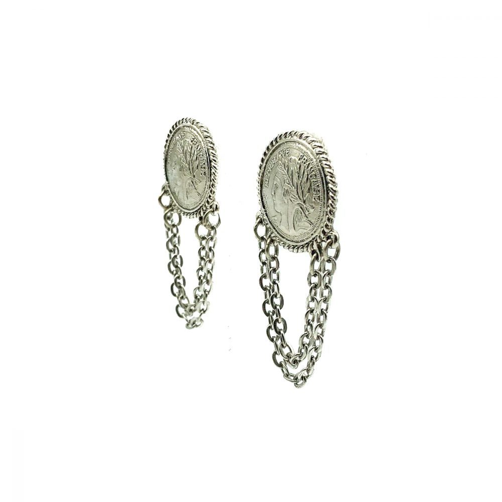 Vintage Coin Earrings