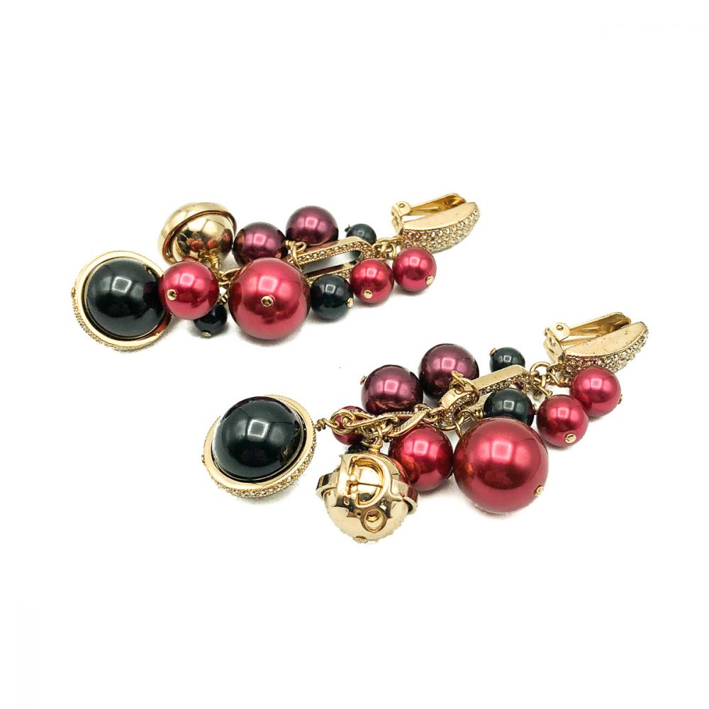 Vintage Dior Sphere Earrings