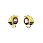 1 Vintage Givenchy Amethyst Earrings