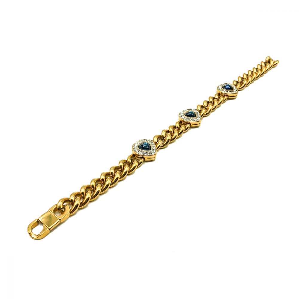 Vintage Sapphire Crystal Bracelet