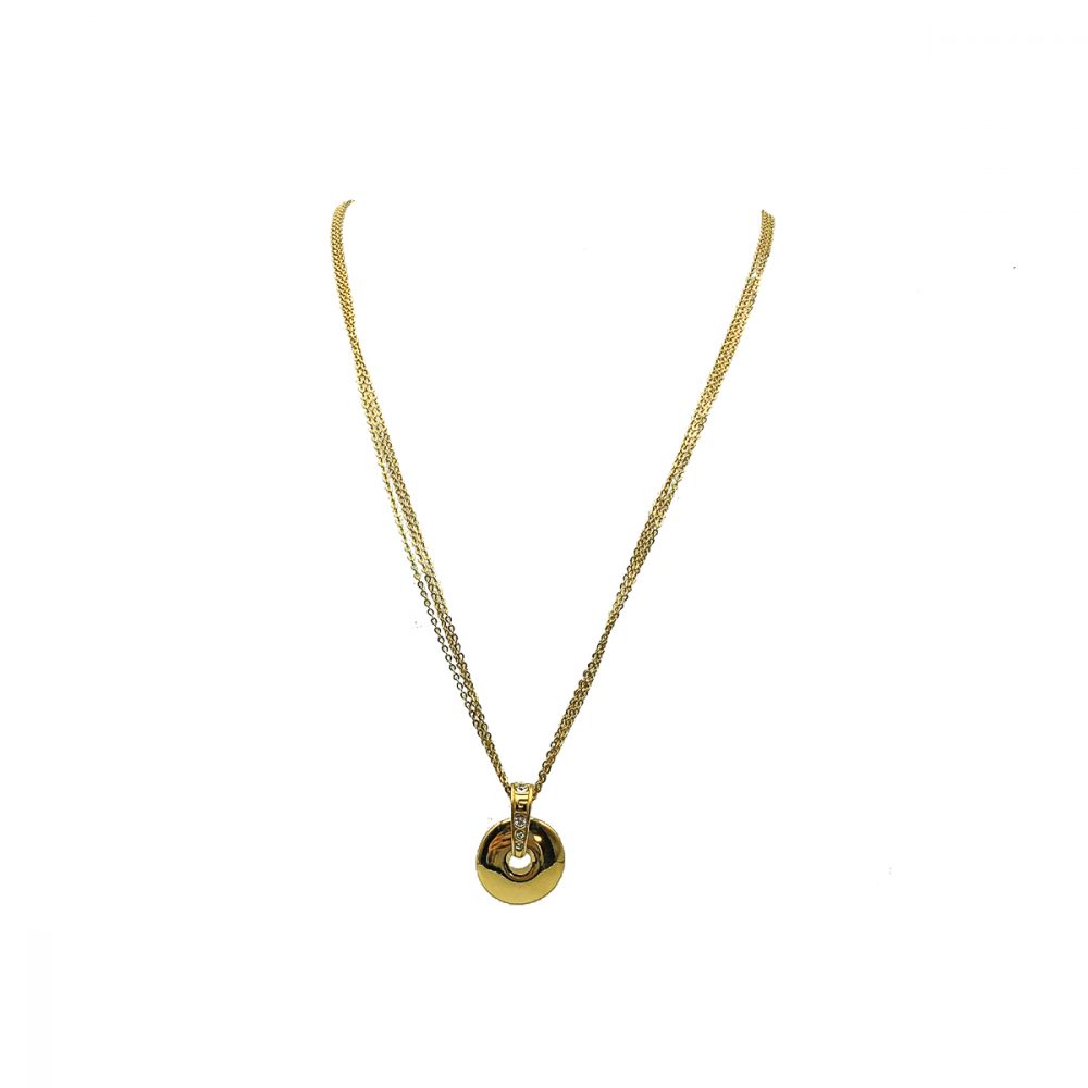 Vintage Givenchy Disc Necklace