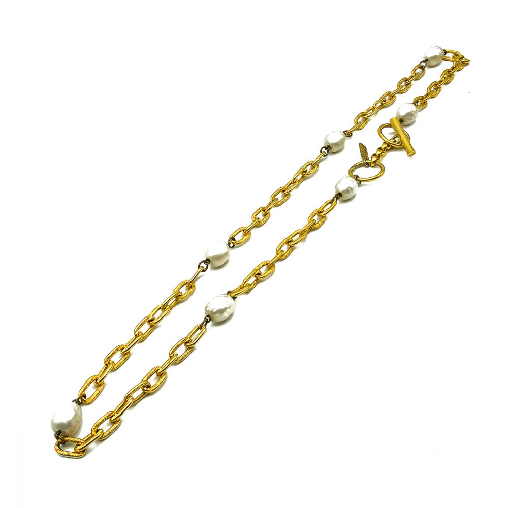 Vintage YSL Pearl Necklace