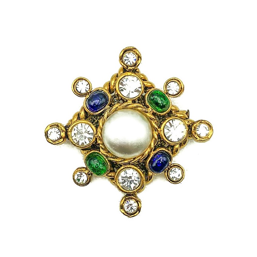 Vintage Chanel Cruciform Brooch