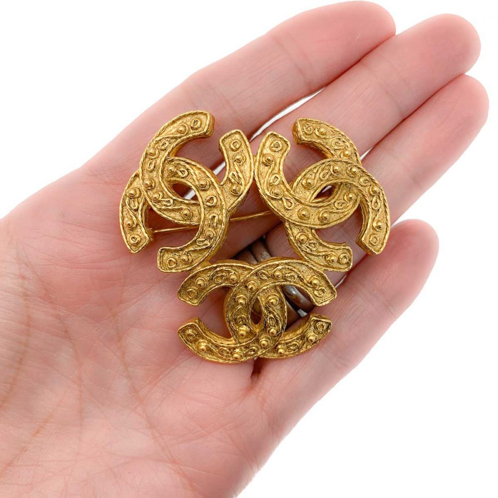 Vintage Chanel Trio Brooch