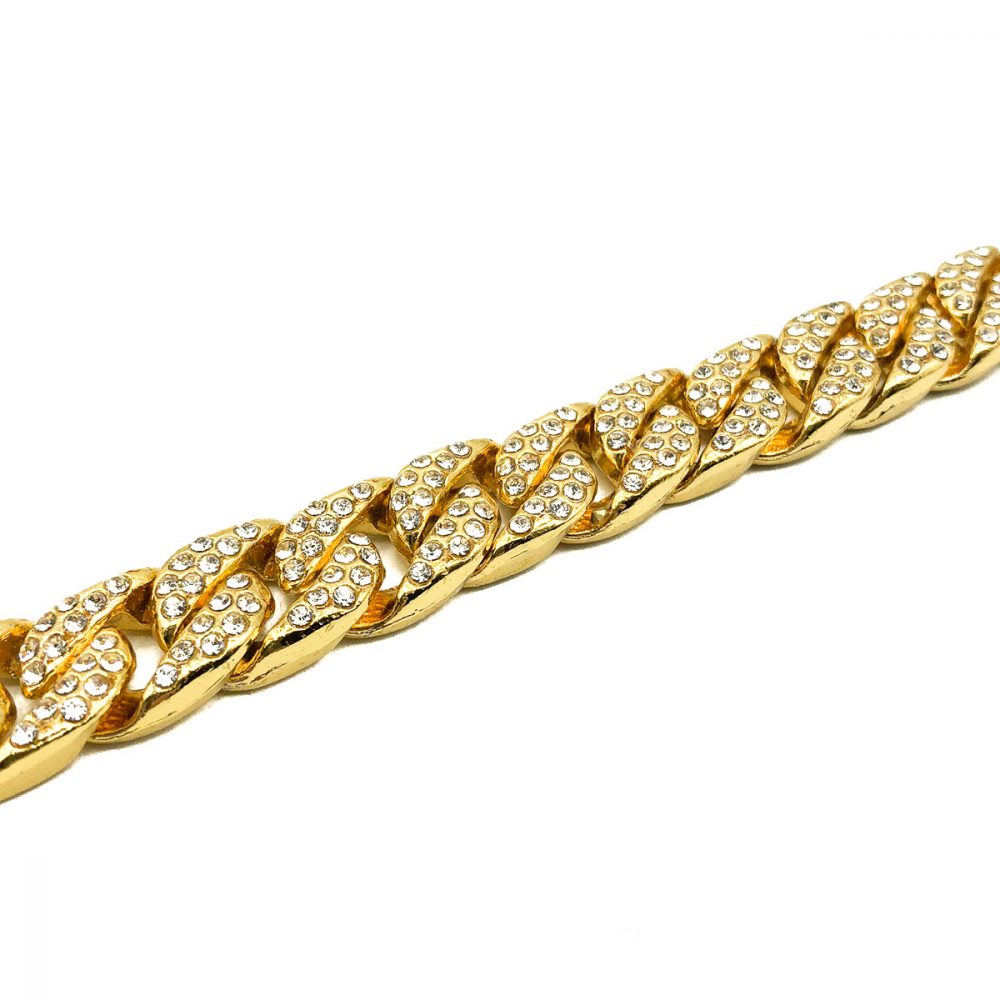 Vintage Gold Curb Bracelet