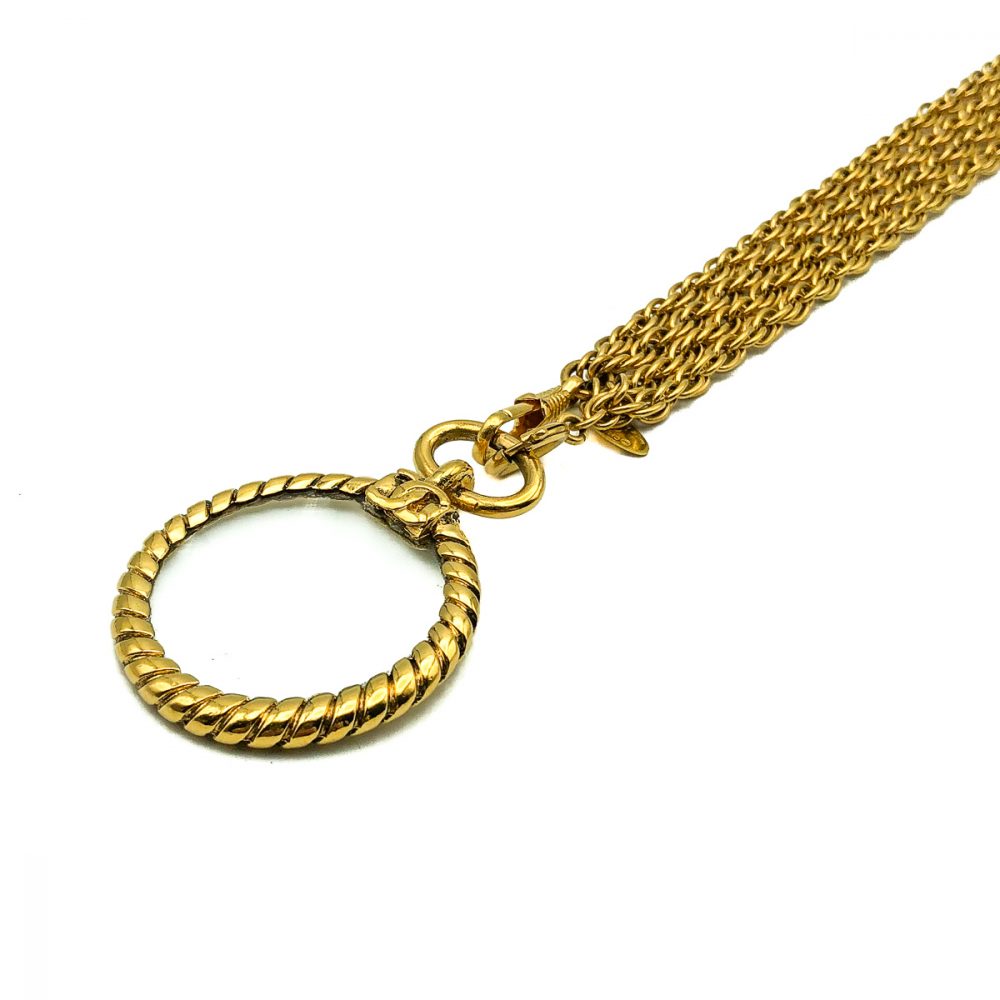 Vintage Chanel Looking Glass Necklace
