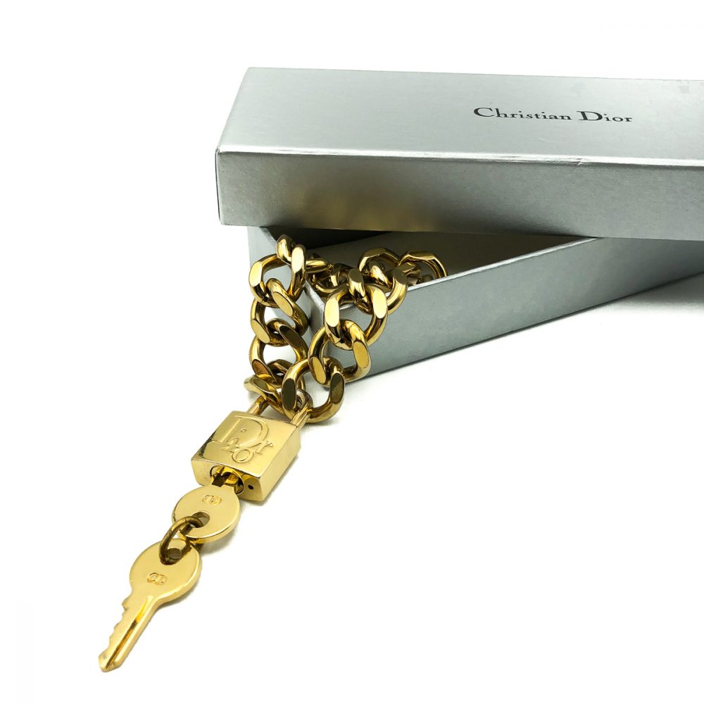 VIntage Dior Padlock Bracelet