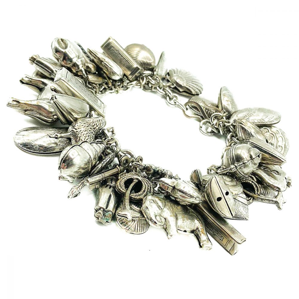 Vintage French Charm Bracelet