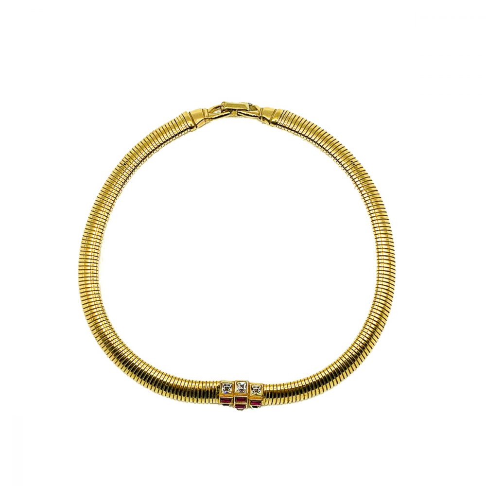 Vintage Nina Ricci Ruby Collar
