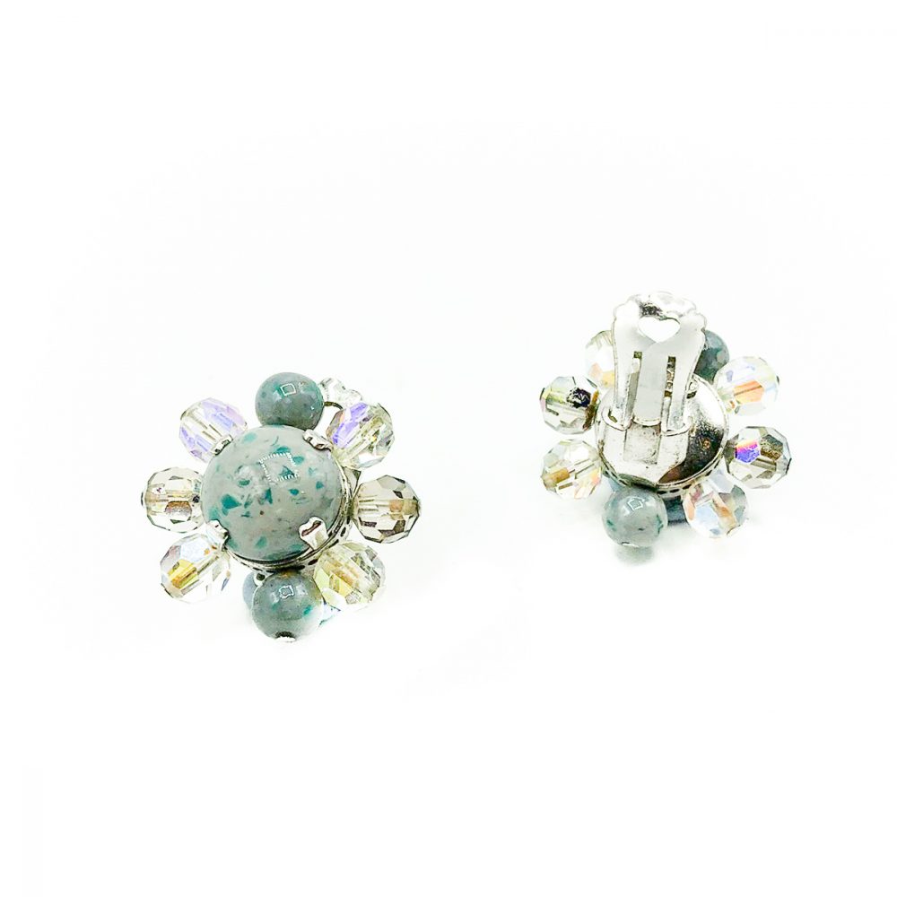 Vintage Dior Ice Grey Clips