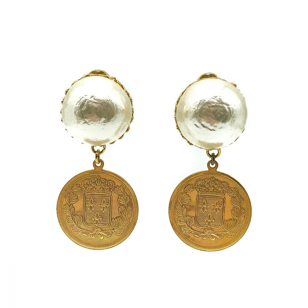Vintage Haskell Pearl Earrings