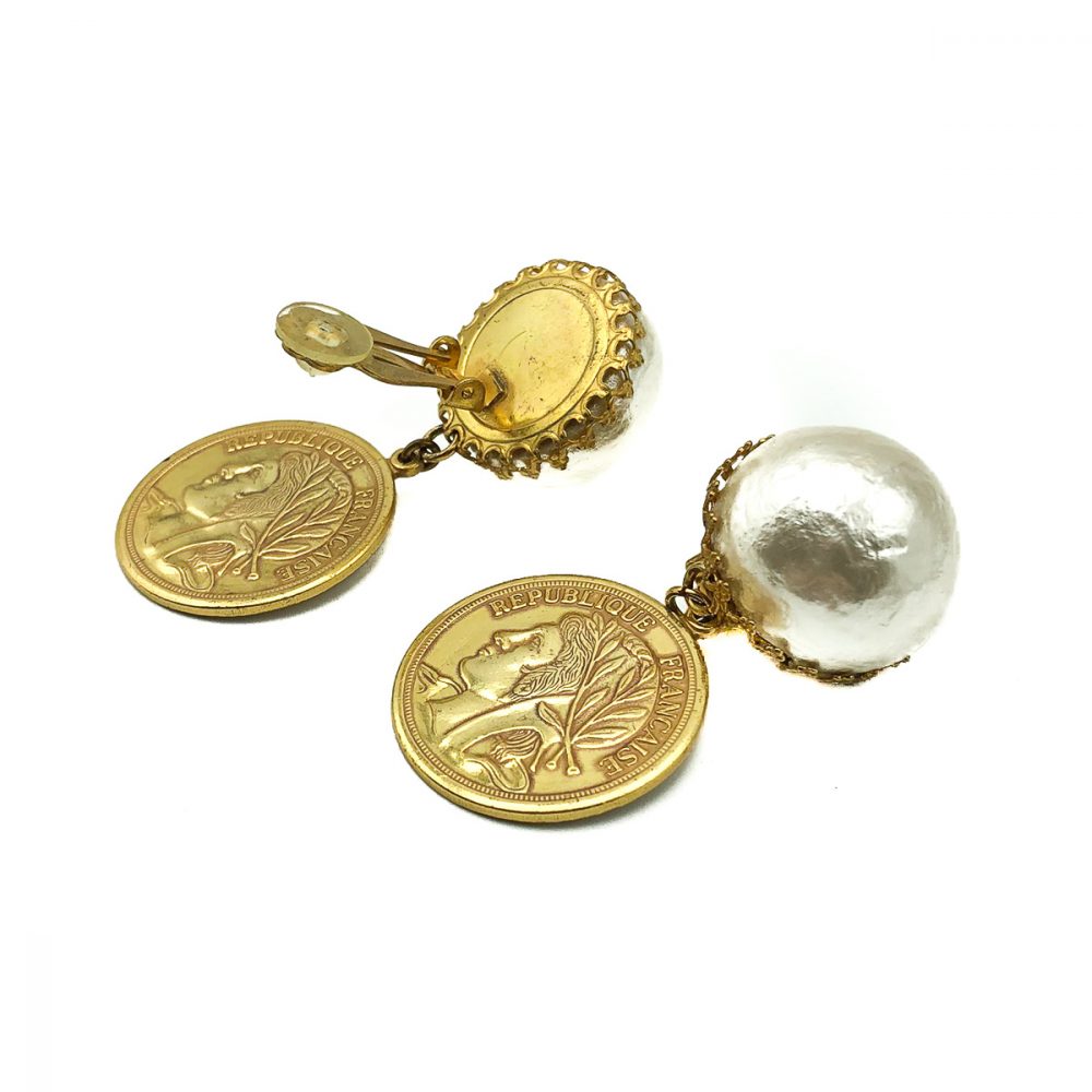 Vintage Haskell Pearl Earrings