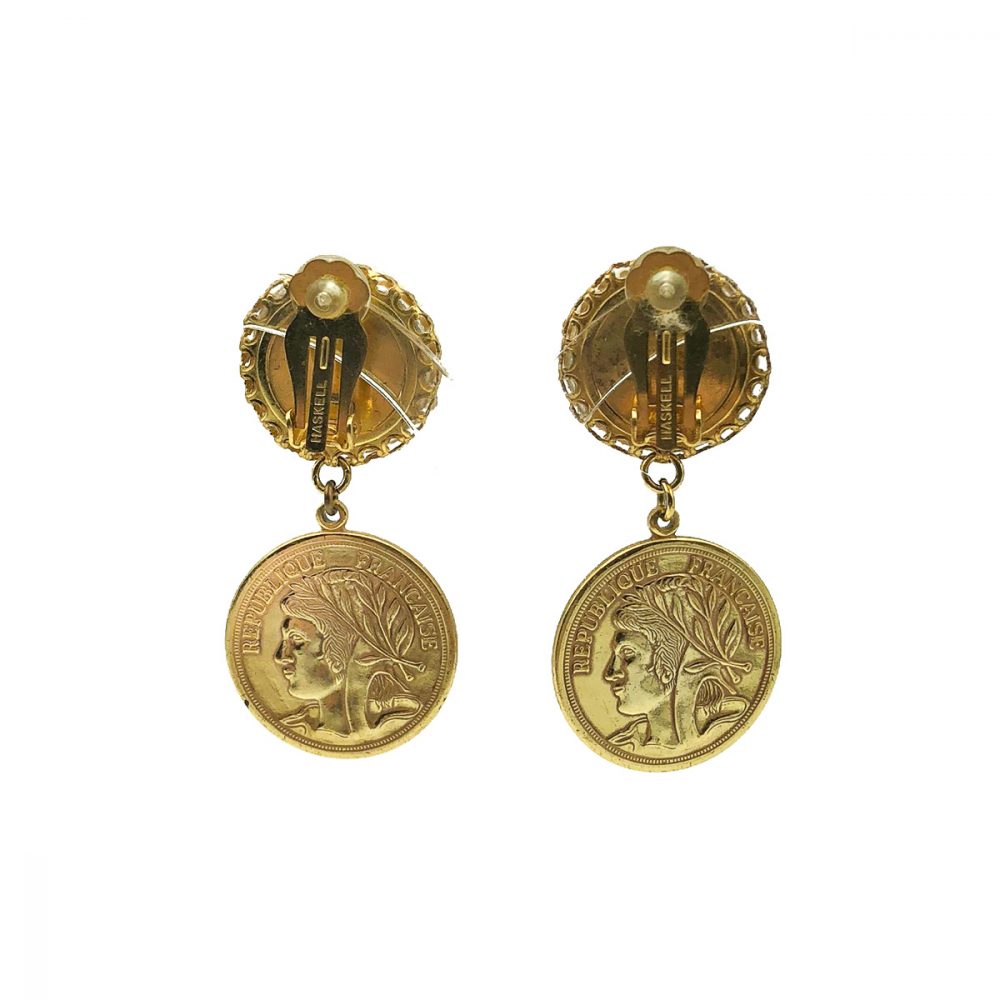 Vintage Haskell Pearl Earrings