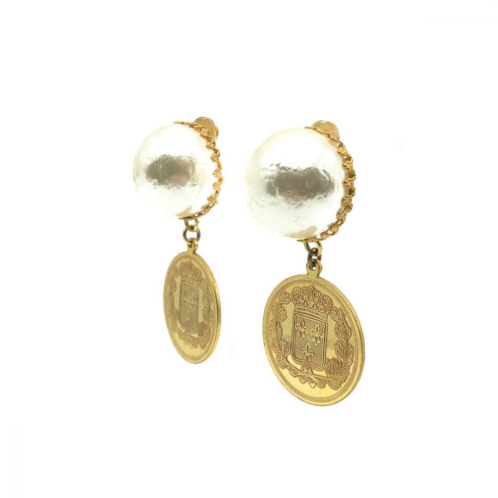 Vintage Haskell Pearl Earrings