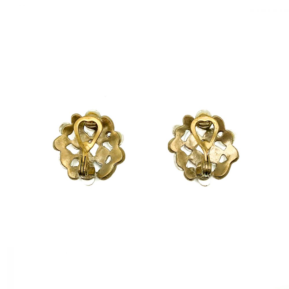 Vintage Monet Pebble Earrings