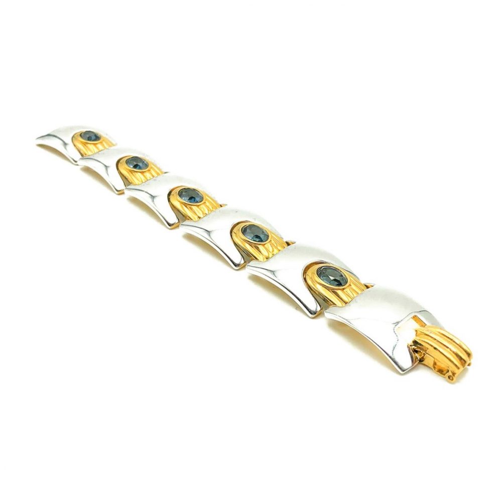 Vintage Modernist Sapphire Bracelet