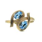 Jennifer Gibson Jewellery 6 888 Vintage Blue Crystal Clamper Bracelet (1) Vintage Blue Crystal Clamper Bracelet