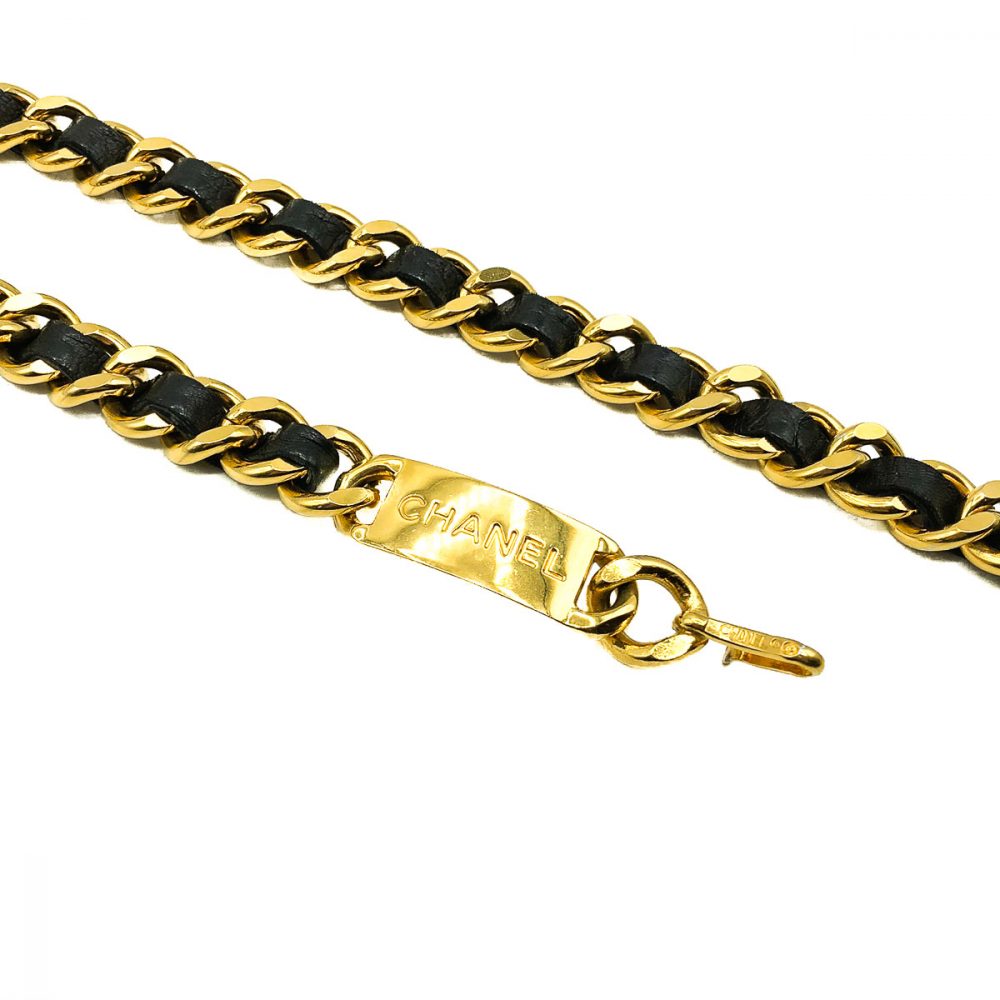 Vintage Chanel Logo Belt