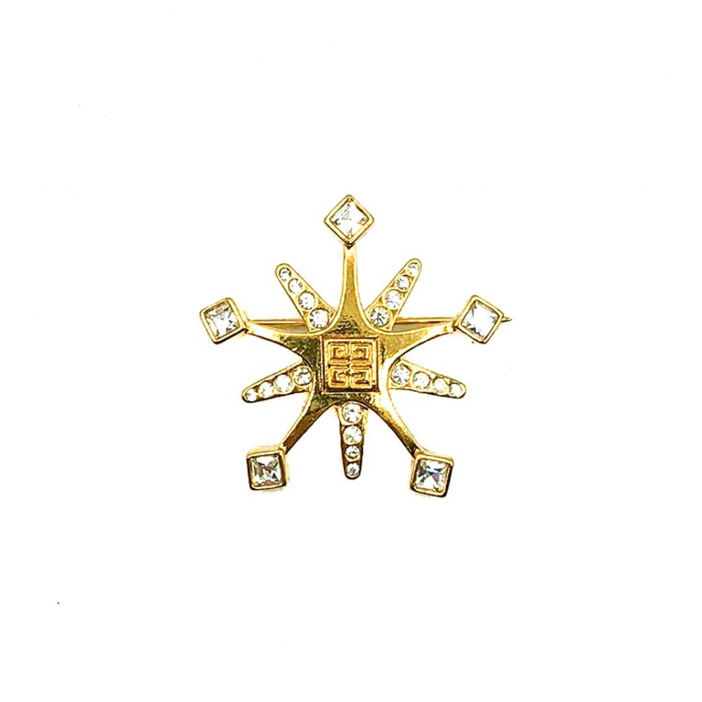 Vintage Givenchy Snowflake Brooch