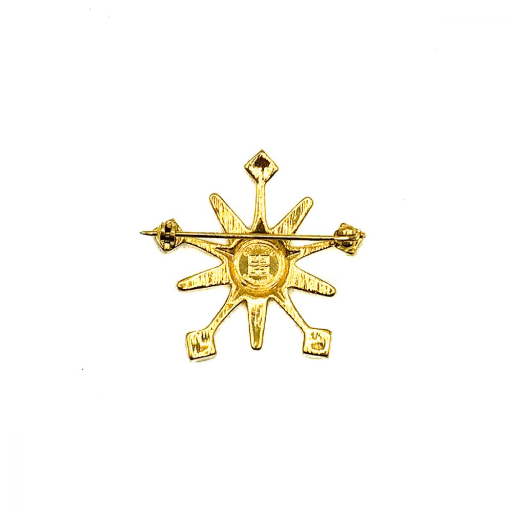 Vintage Givenchy Snowflake Brooch