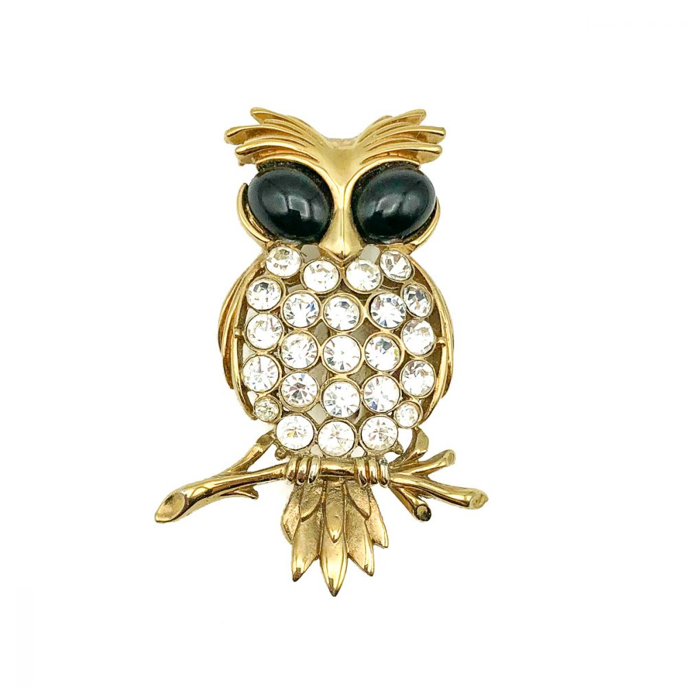 Vintage Owl Brooch