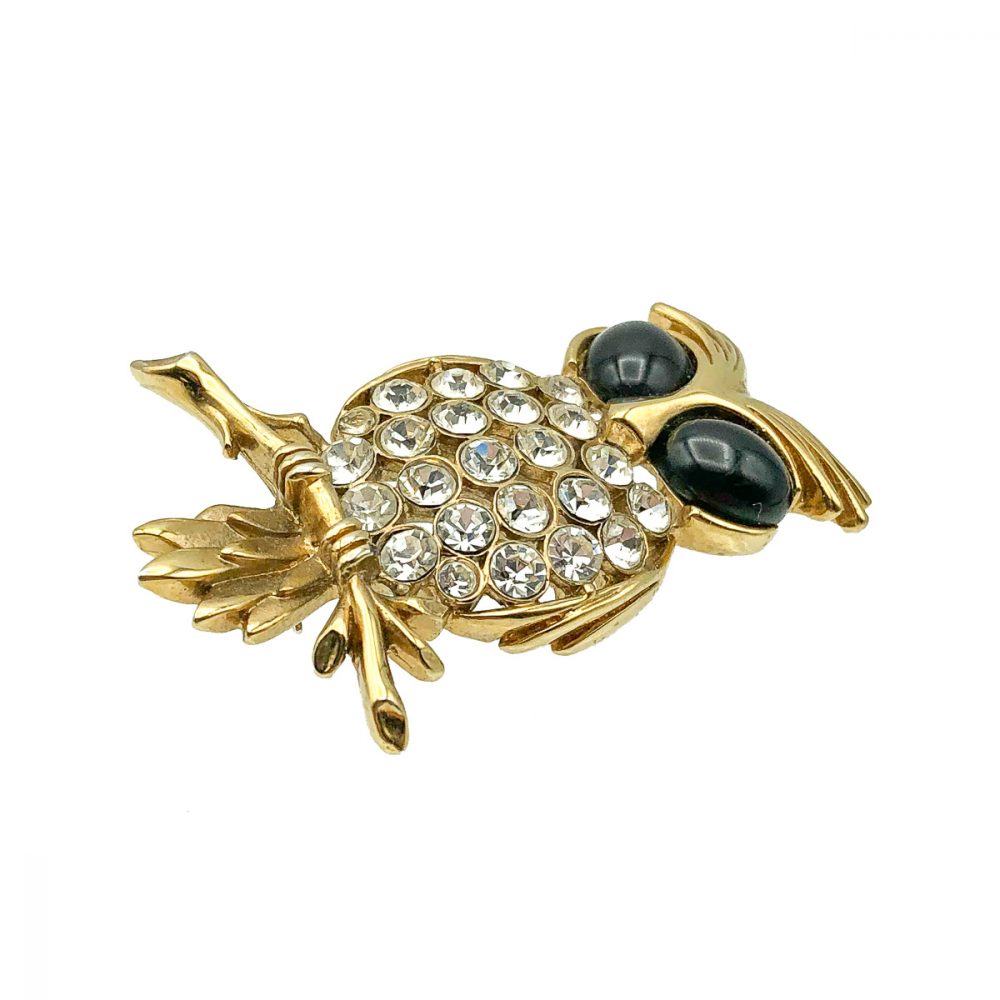 Vintage Owl Brooch