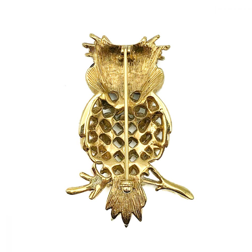 Vintage Owl Brooch