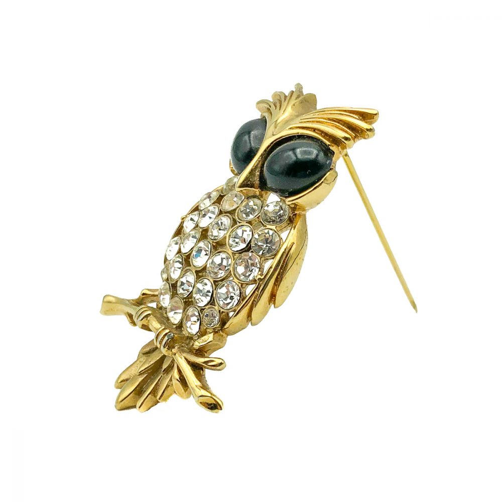 Vintage Owl Brooch